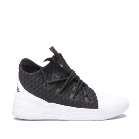 Supra Mens REASON High Top Shoes White/Black/white | US-30755